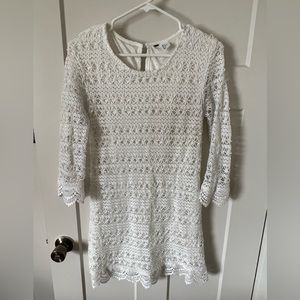 H&M crocheted shift dress